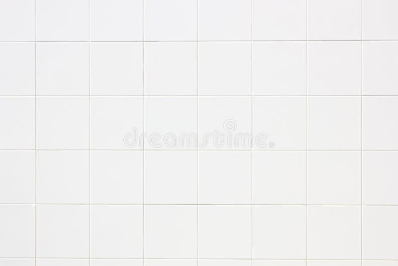 White Ceramic Wall Tiles for the Decoration of the Bedroom Stock Image
