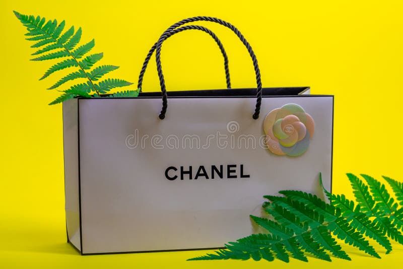 chanel paper bag