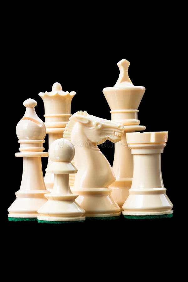 Chess Board Set Up To Begin a Game Stock Photo - Image of shot, isolated:  26809792