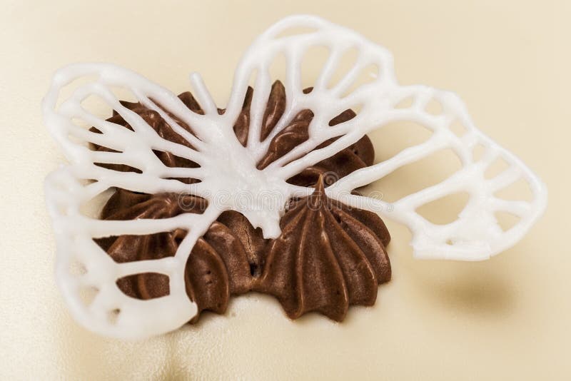 White Chocolate Butterfly stock image. Image of flame - 68747493