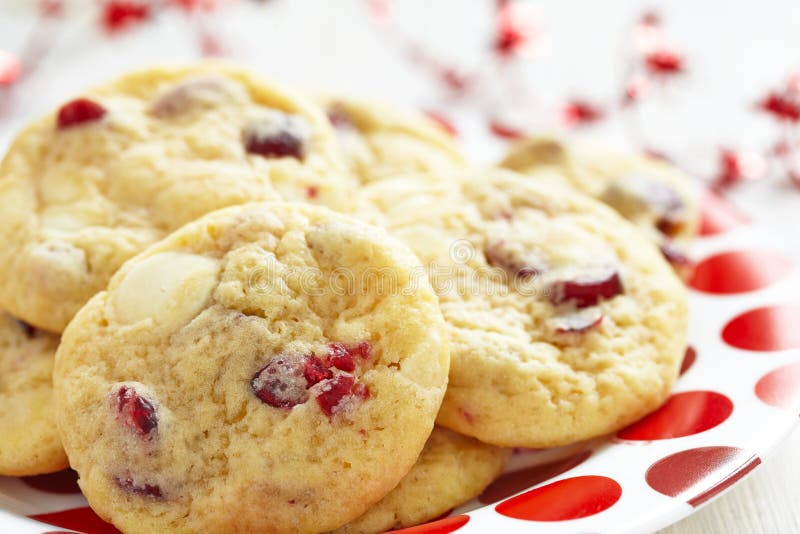 White Chocolate Chip Cranberry Cookies