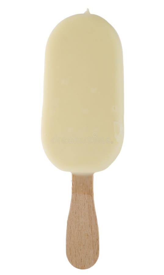 White chocolate icelolly