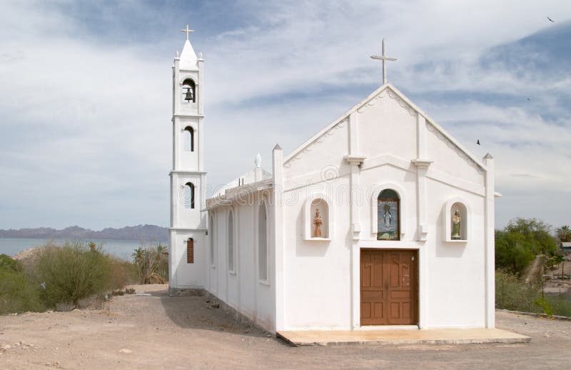 White church in Mulege