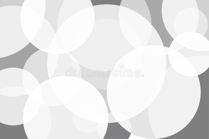White Grey Circle Abstract Background Stock Vector - Illustration of