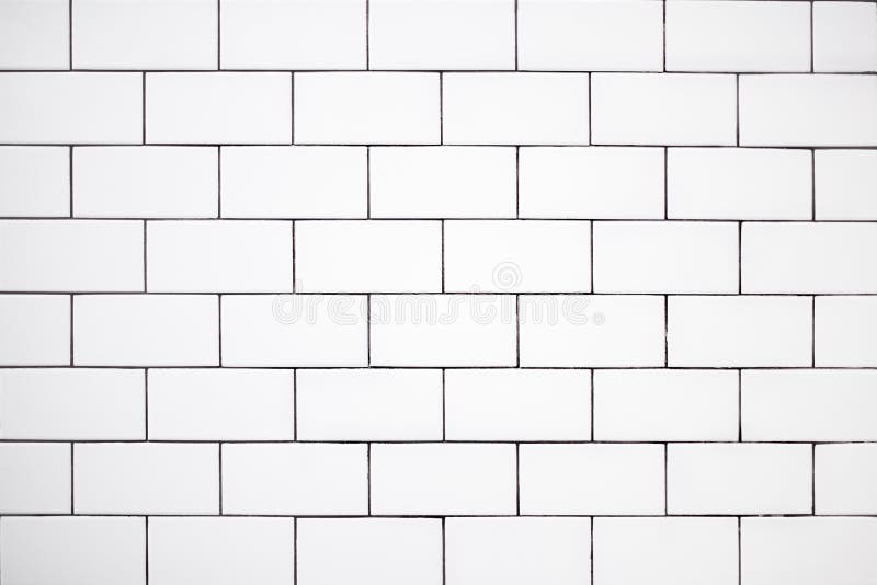 A background of white tile similar to a brick