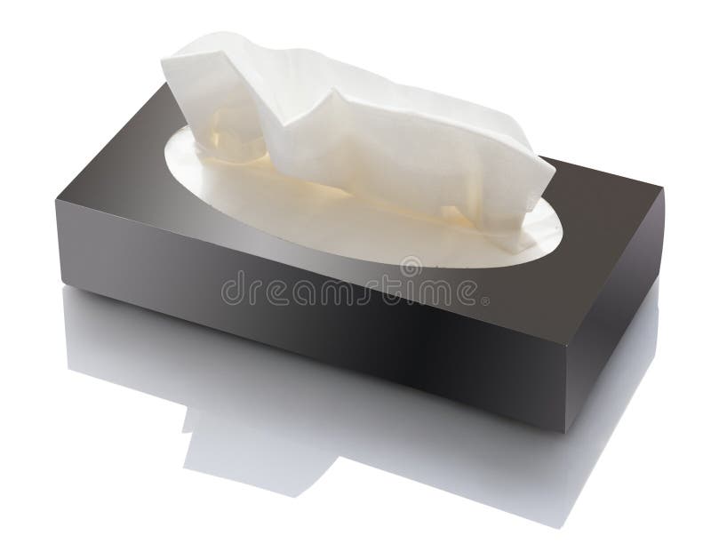 White Clean Paper Towels Protruding from a Box Stock Photo Image of