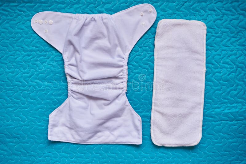 White Cloth Diaper with Insert Stock Photo Image of protection, cheap