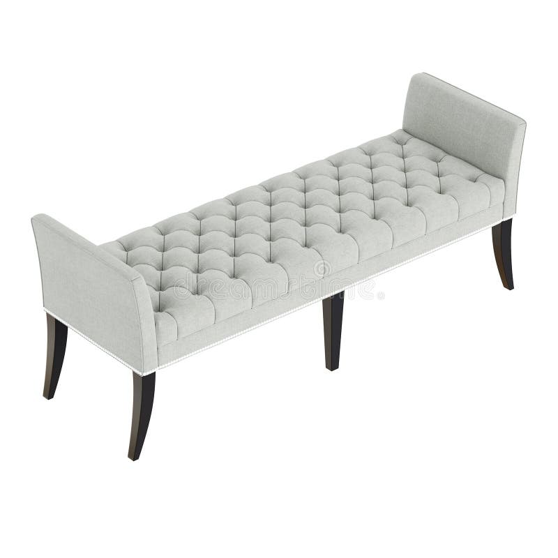 Upholstered Bench Stock Illustrations 272 Upholstered Bench
