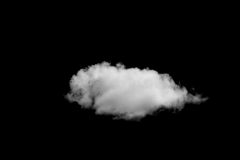 White Clouds On Black Background Stock Image - Image of atmosphere