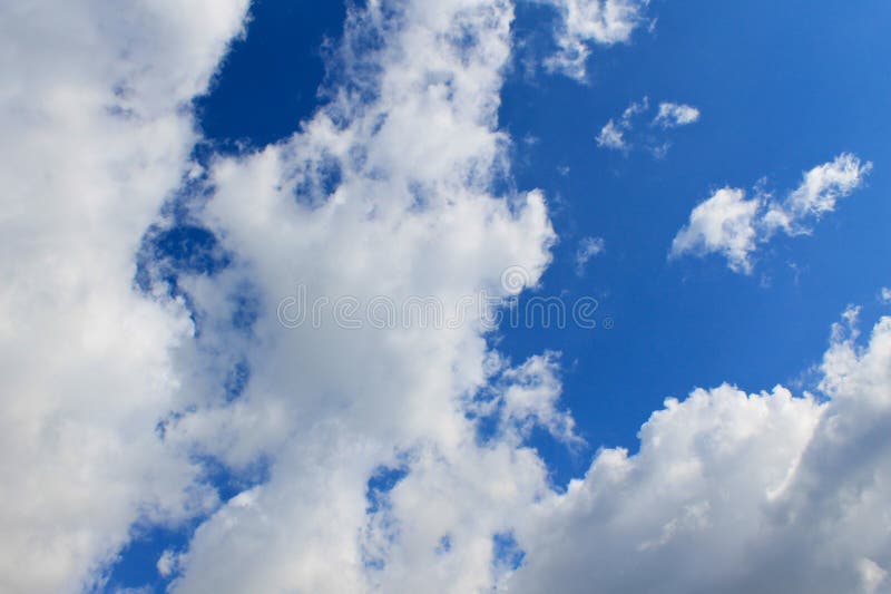 White clouds in blue sky stock photo. Image of moisture 276452064