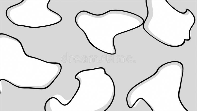 White color abstract 2d wiggle movement simple loop able background stock illustration