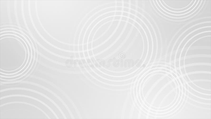 White color circular ripple pattern repeating circles design geometrical loop able background White color multiple hexagonal stock illustration