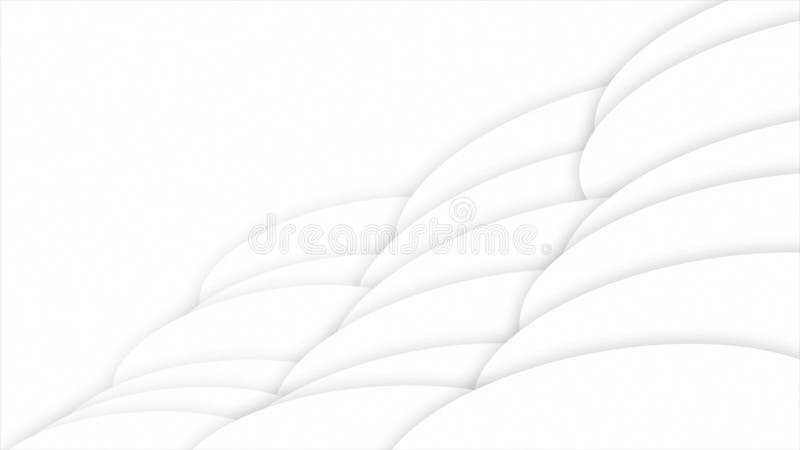 White color complex wavy pattern abstract design loop able geometrical background vector illustration