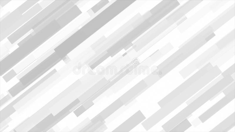 White color diagonally moving rectangular shapes abstract complex loop able geometrical background royalty free illustration