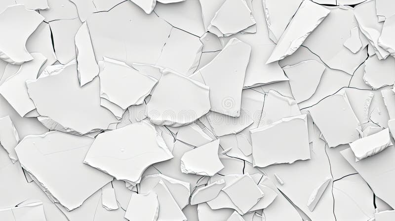 White Color, Minimalist Style, Wallpaper with a Geometric Seamless