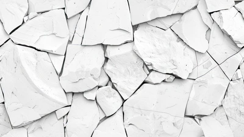 White Color, Minimalist Style, Wallpaper with a Geometric Seamless