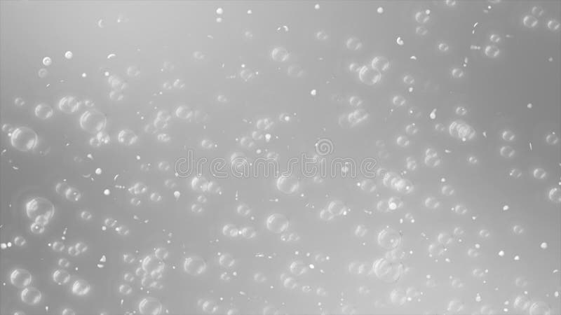White color multiple glowing bubble particles moving upwards modern design fluid background stock video footage