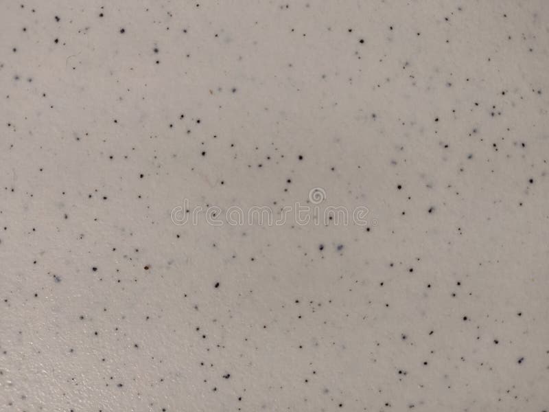 White Coloured Marble with Black Dots. Stock Illustration