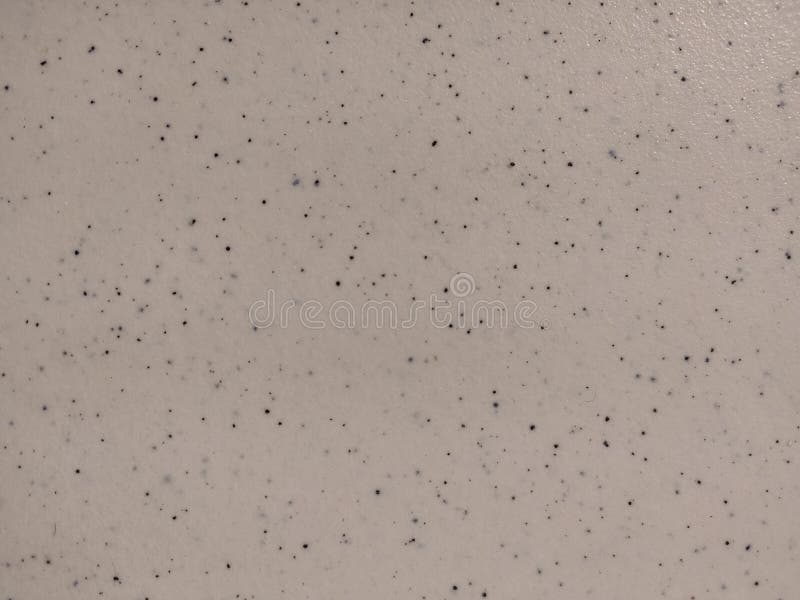 White Coloured Marble with Black Dots. Stock Illustration