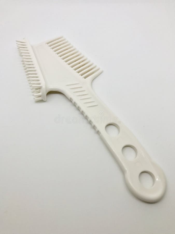 White comb stock image. Image of white, fashion, closeup - 97683477