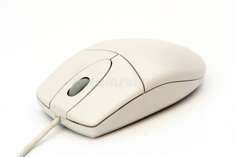 White Computer Mouse stock photo. Image of click, studio 4797570