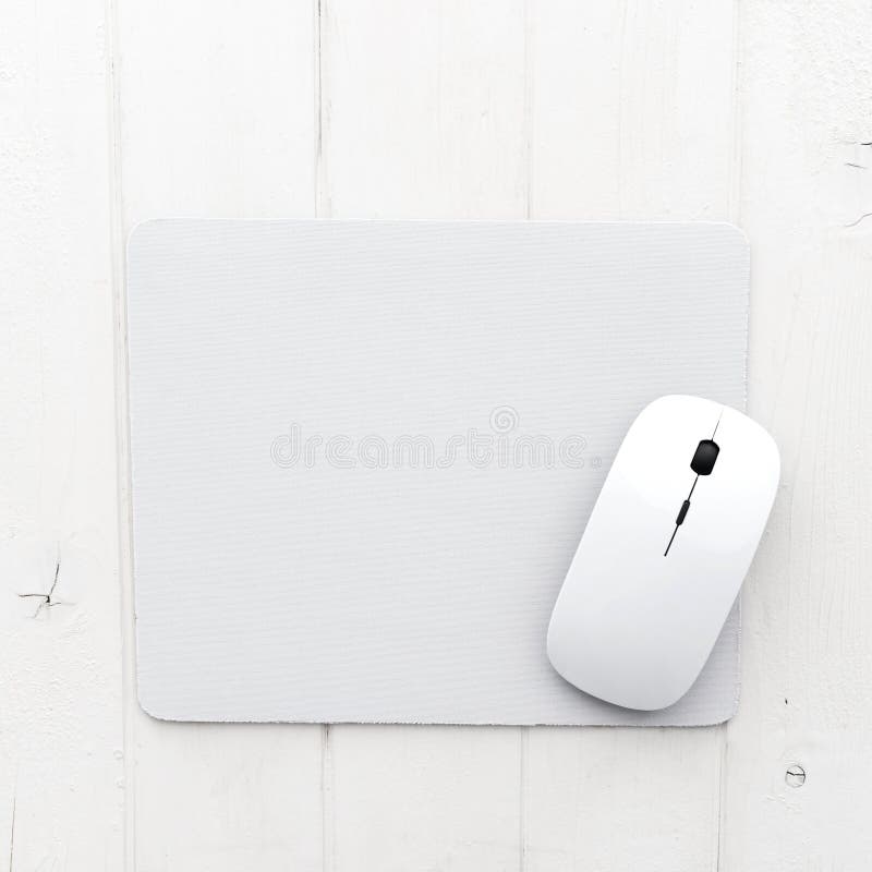 White computer mouse.