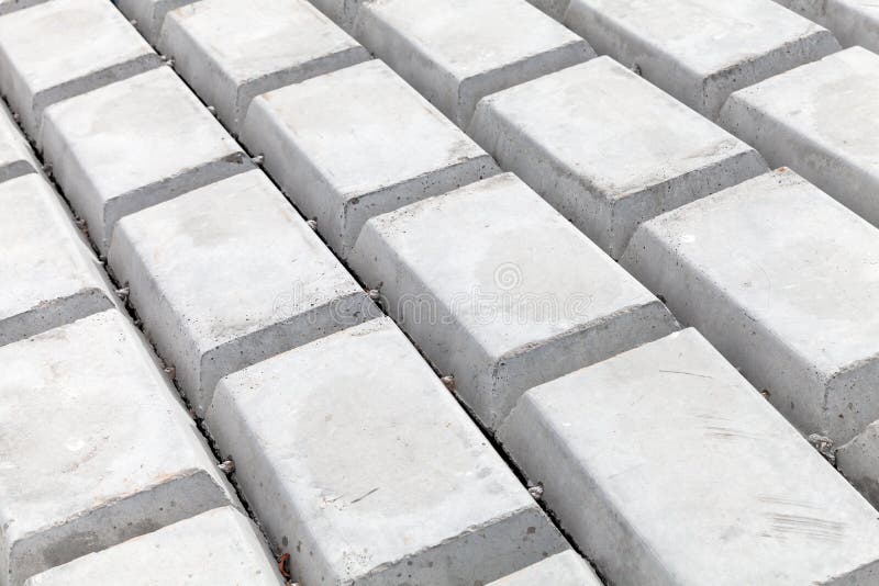 White Concrete Blocks. Industrial Photo Stock Photo Image of blocks