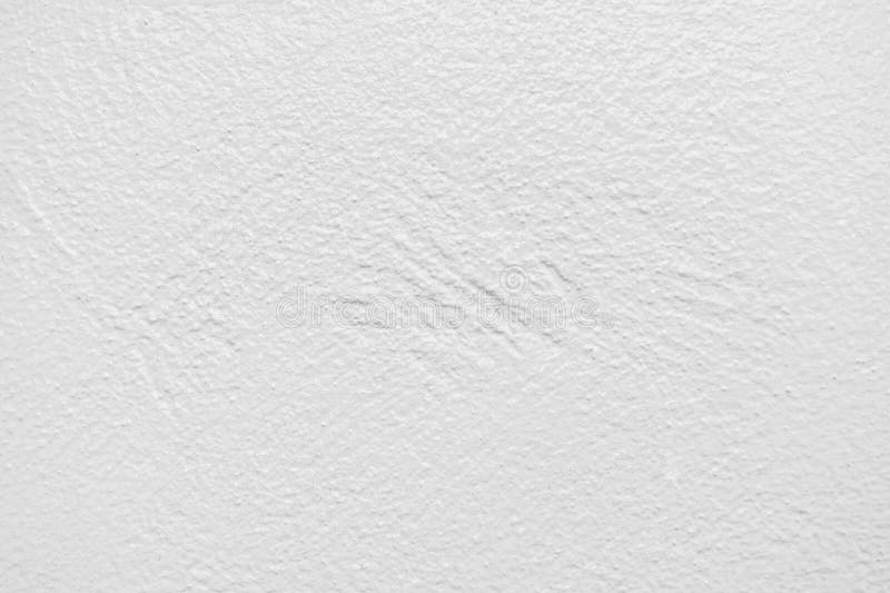 White Concrete Wall Texture Background. Uneven Render Stucco White