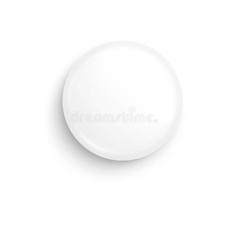 Download White Cosmetic Cream Jar Lid Mockup, Top View Stock Vector ...