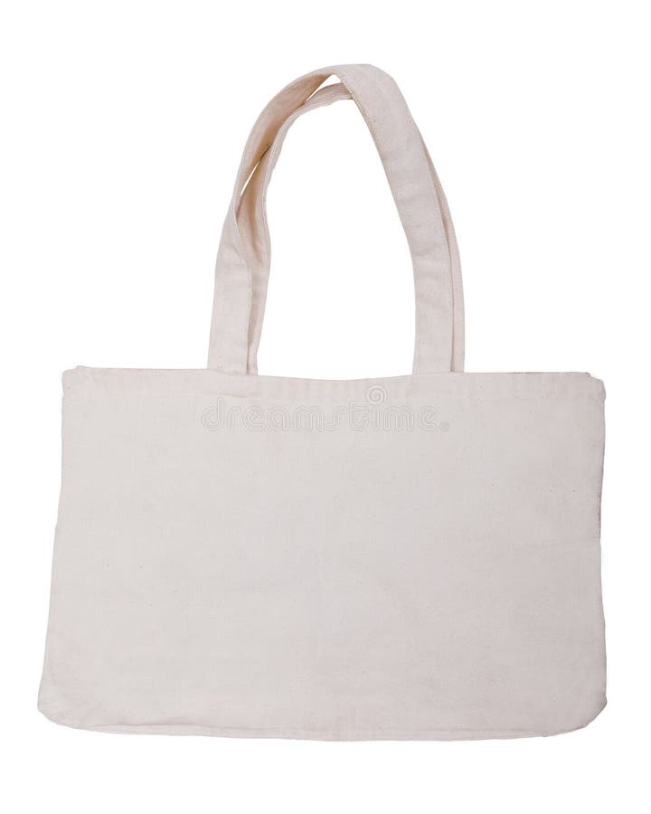 White cotton bag stock photo. Image of retail, container 37779096