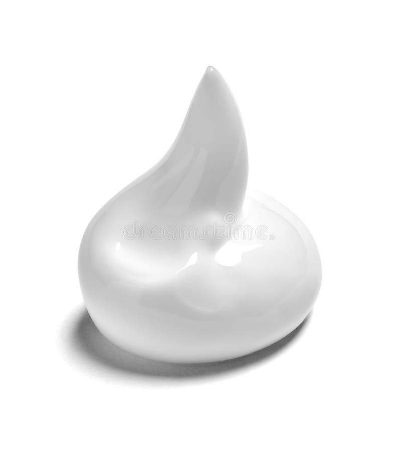 White Cream Beauty Hygiene Lotion Skin Care Stock Image - Image of milk ...