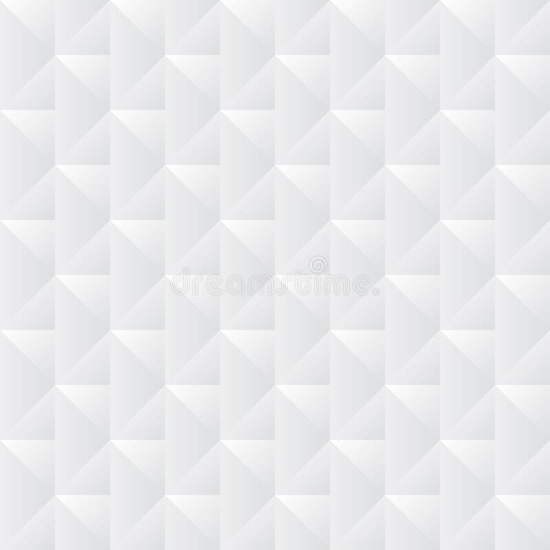 White crumpled paper with geometric pattern, vector eps 10