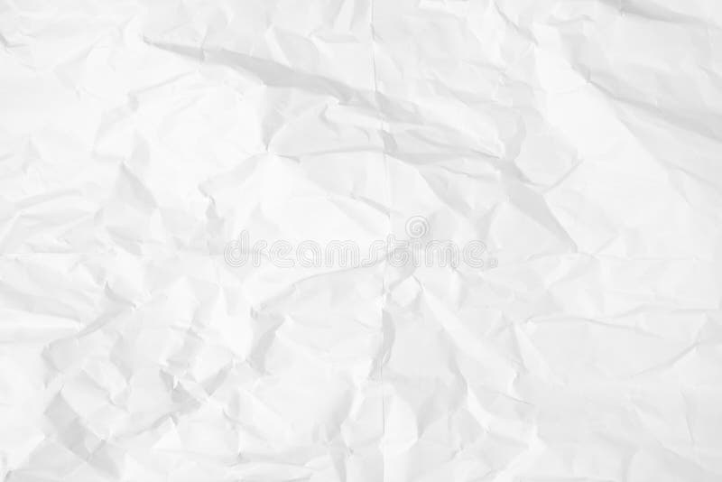 White Crumpled Paper Texture Background. Clean White Paper. Top View Stock  Image - Image of cutout, horizontal: 172176053