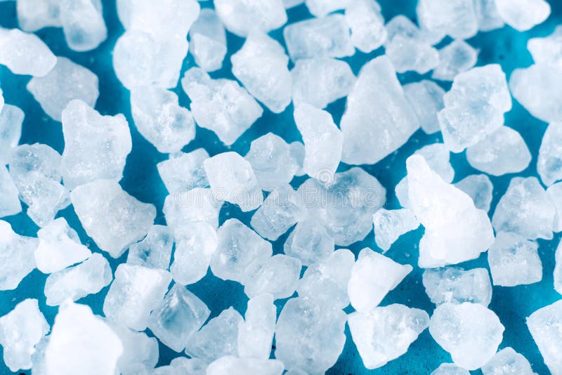 White Crystals of Coarse Salt Stock Image Image of decoration