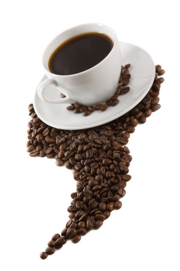 White cup of coffee stock photo. Image of mocha, fresh 19112792