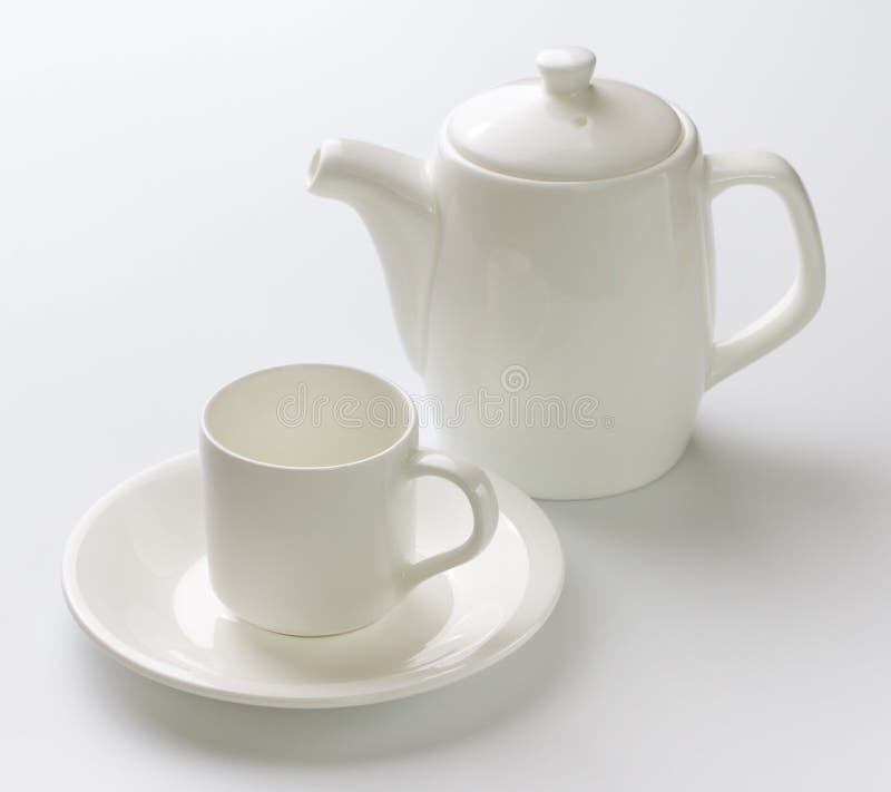 Cup and teapot