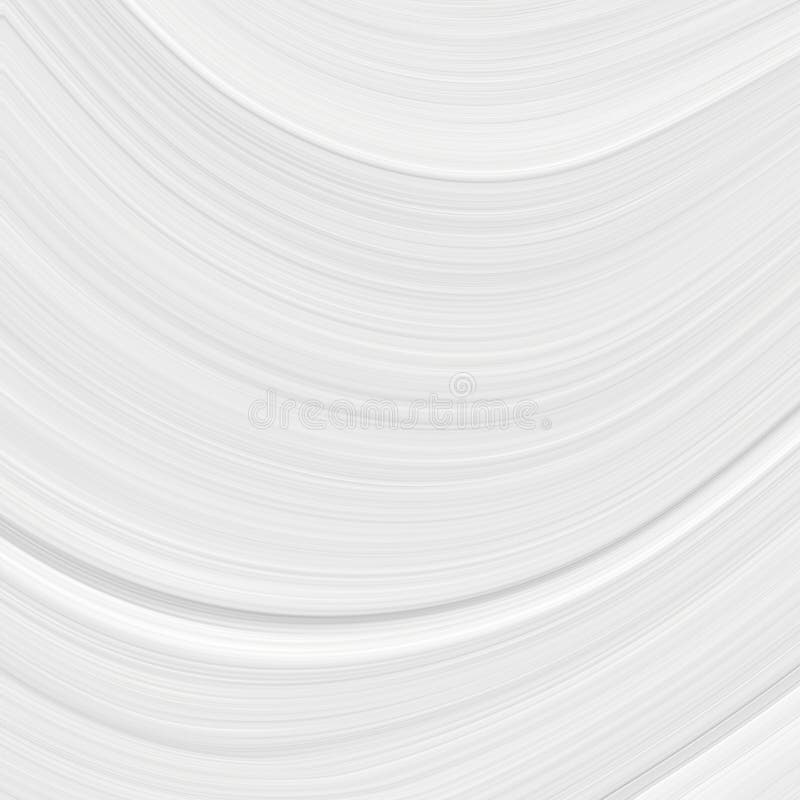 White 3 D Background with Wave Illustration, Beautiful Bending Pattern