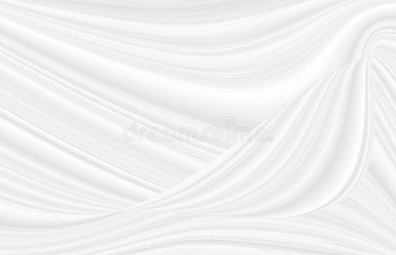 White 3 D Background with Illustration, Beautiful Bending Pattern for Web Screensaver. Stock Photo - Image of internet, light: 165802638