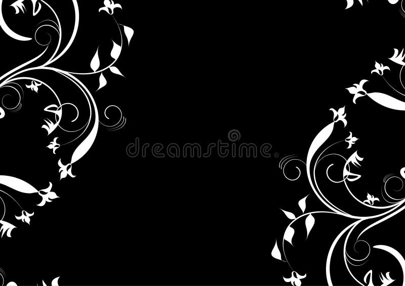 Decorative Flowers Design Stock Vector Illustration Of Decoration