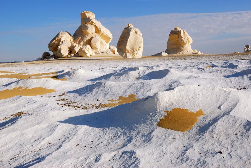 White Desert, Egypt stock photo. Image of rock, natural 8011190