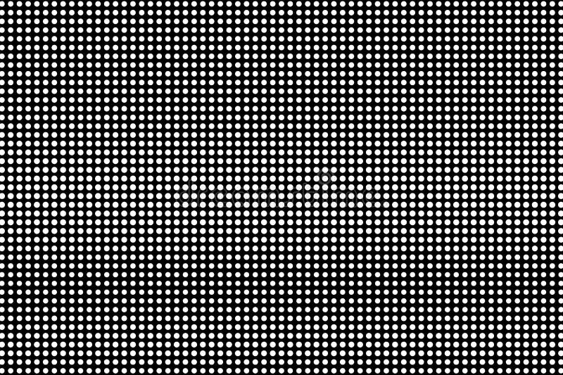 White Dots on Black Background. Round Halftone Vector Texture. Smooth ...