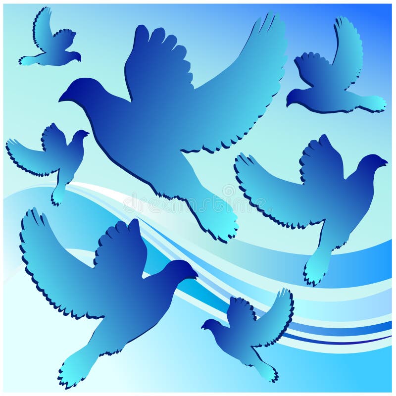 White dove royalty free illustration