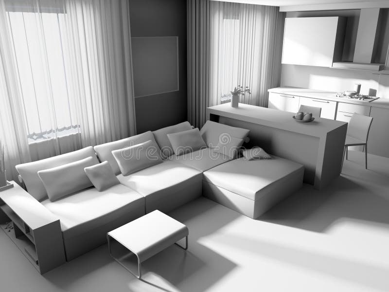 White Drawing Room Picture. Image 13890976