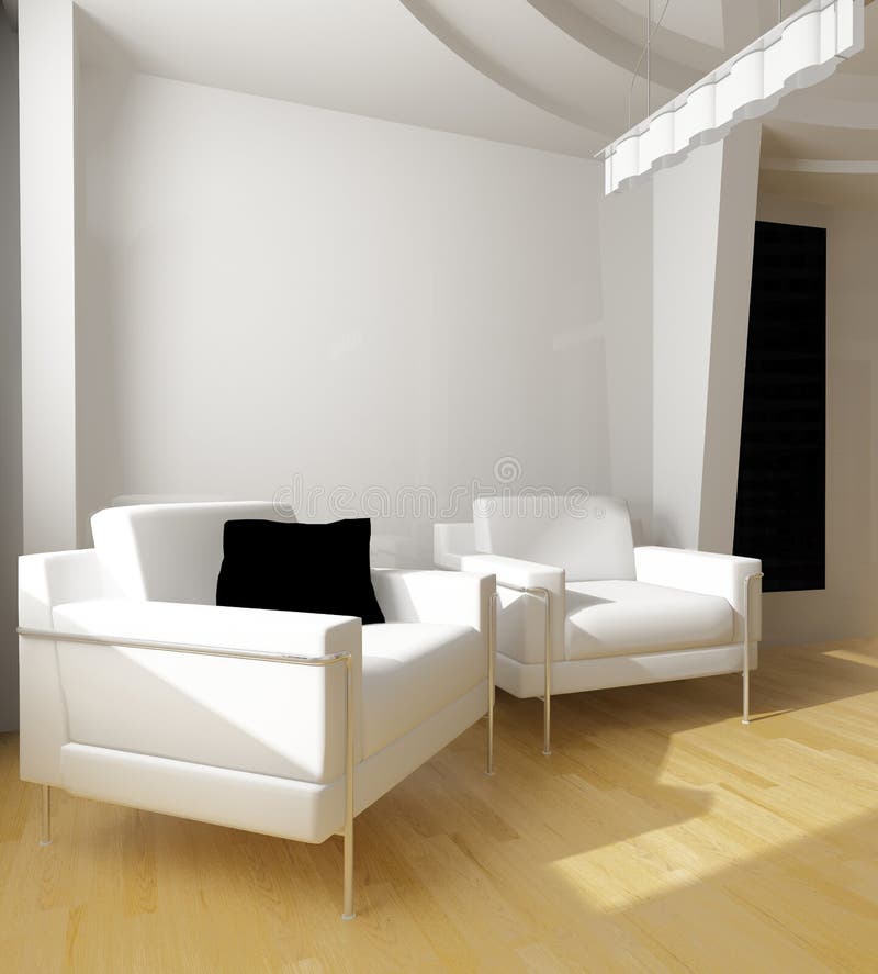 White drawing room