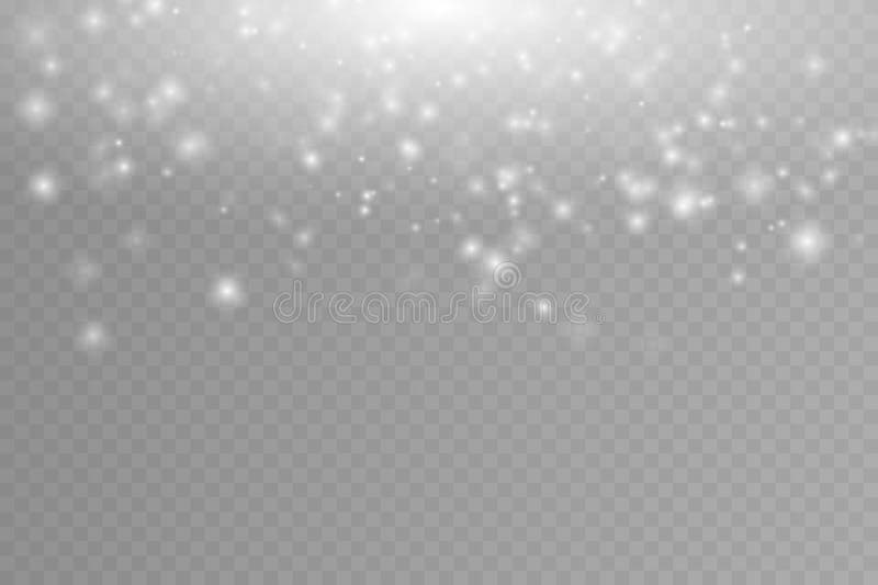 White dust light stock vector. Illustration of confetti 286745410