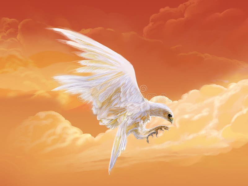 White Eagle stock illustration. Illustration of bird, magic 2768196