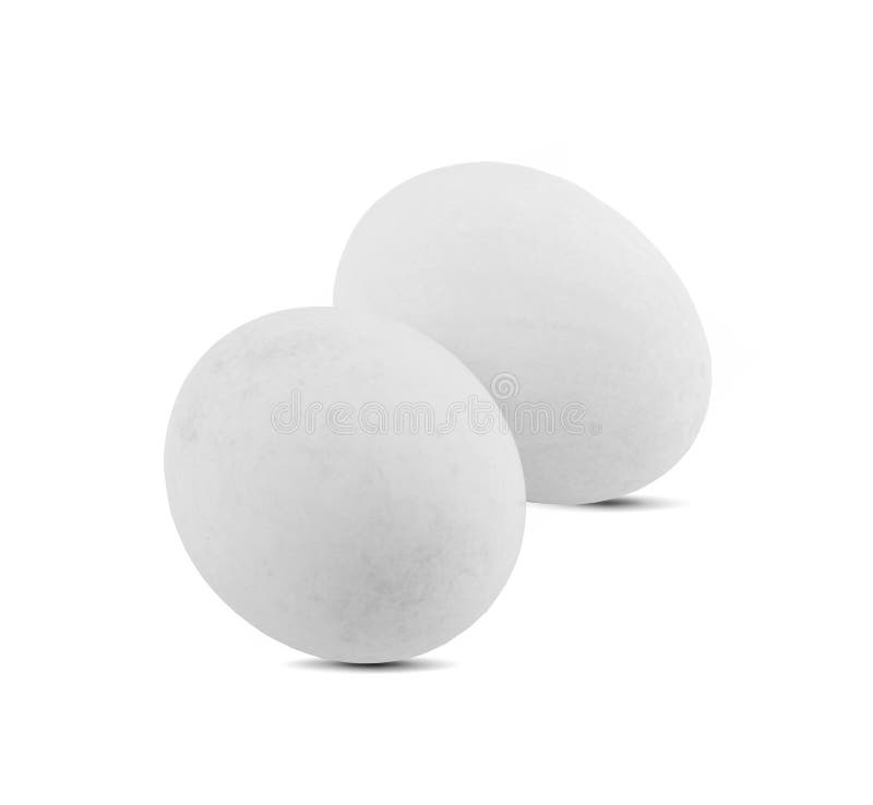 White Egg Isolated on White Background Stock Image Image of fragility