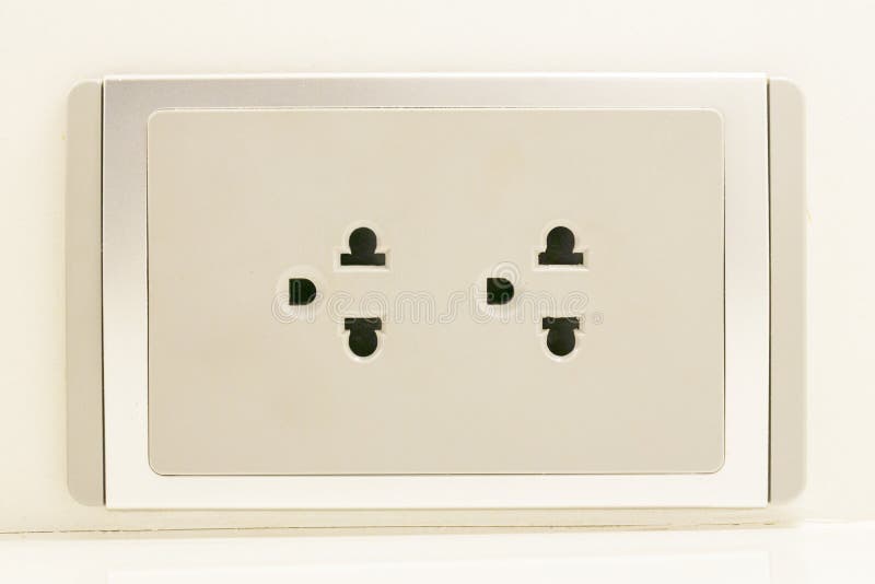 White electric wall royalty free stock photos