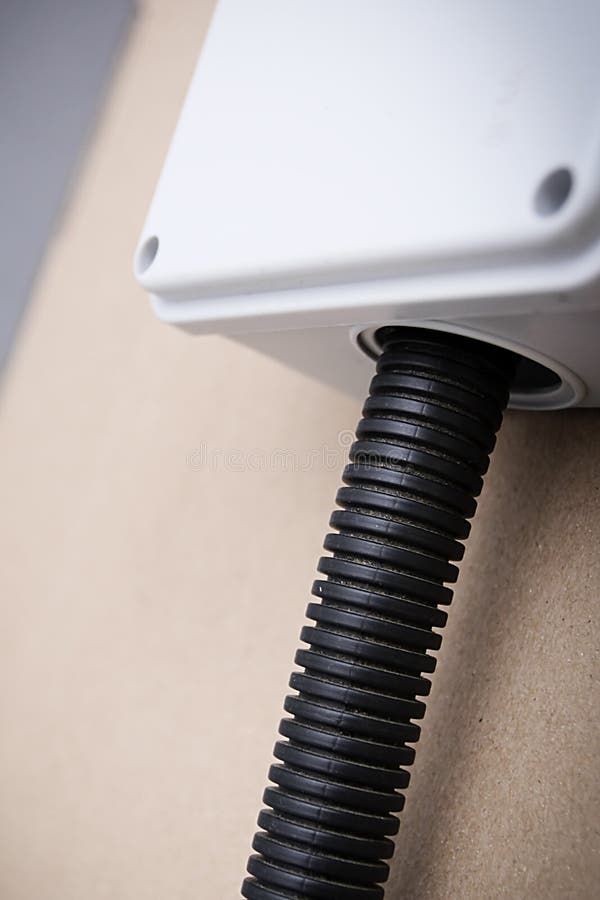 White Electrical Junction Box Stock Photo Image of engineering, black