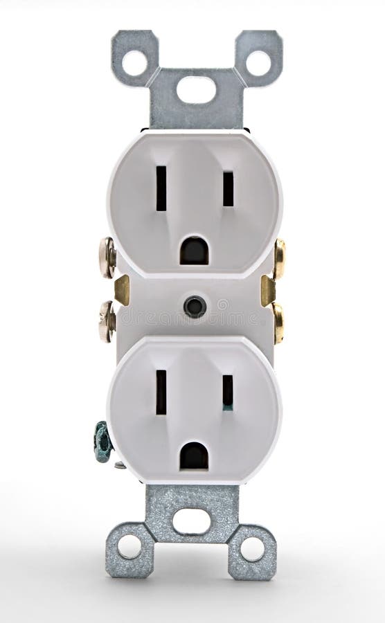 White Electrical Outlet stock image. Image of electricity 15816349